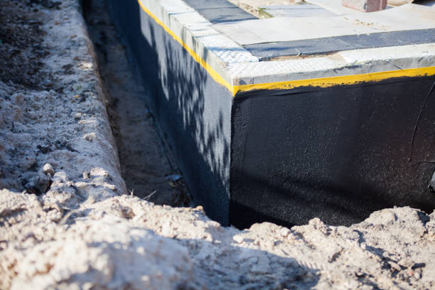 Residential Interior Drainage System installation at a Dora, AL home by SJ Waterproofing Pros